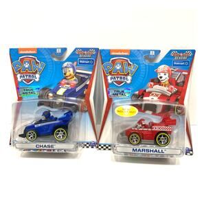 2 Pack Nickelodeon Paw Patrol True Metal Car Chase and Marshall Age 3+ Kids NEW